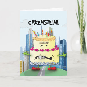 Cakenstein! Verjaardag Kaart