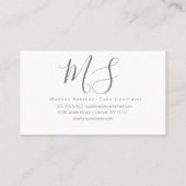 Cakepops Baking Cake Decorator Swirls Visitekaartje (Achterkant)