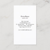 Cakepops Pastry Chef Catering Visitekaartje (Achterkant)