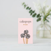 Cakepops Pastry Chef Catering Visitekaartje (Staand voorkant)