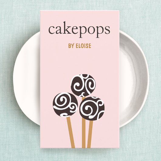Cakepops Pastry Chef Catering Visitekaartje