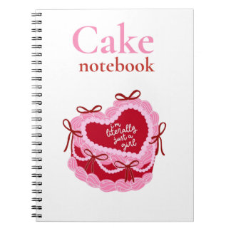 Cakerecept journaal voor bakliefhebbers notitieboek
