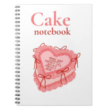 Cakerecepten journaal voor favoriete recepten