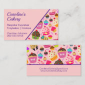Cakery Cakery Cupcake Bespoke Visitekaartje (Voorkant / Achterkant)