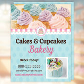 Cakes and Cupcakes Bakkerij Flyer Sjabloon