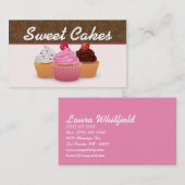 Cakes Bakery Sweet Behandelt Visitekaartje (Voorkant / Achterkant)