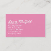 Cakes Bakery Sweet Behandelt Visitekaartje (Achterkant)