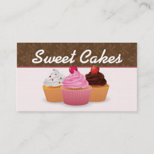 Cakes Bakery Sweet Behandelt Visitekaartje