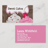 Cakes Bakery Sweet Behandelt Visitekaartje (Voorkant / Achterkant)