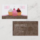 Cakes Bakery Sweet Behandelt Visitekaartje (Voorkant / Achterkant)