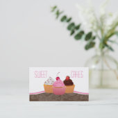 Cakes Bakery Sweet Behandelt Visitekaartje (Staand voorkant)