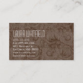 Cakes Bakery Sweet Behandelt Visitekaartje (Achterkant)