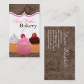 Cakes Bakery Sweet Behandelt Visitekaartje (Voorkant / Achterkant)