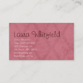 Cakes Bakery Sweet Behandelt Visitekaartje (Achterkant)