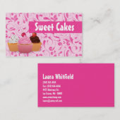 Cakes Bakery Sweet Behandelt Visitekaartje (Voorkant / Achterkant)