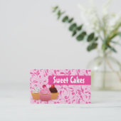 Cakes Bakery Sweet Behandelt Visitekaartje (Staand voorkant)