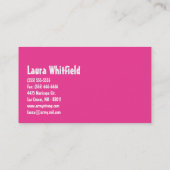 Cakes Bakery Sweet Behandelt Visitekaartje (Achterkant)