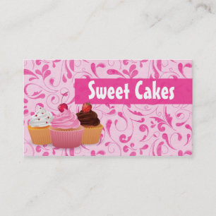 Cakes Bakery Sweet Behandelt Visitekaartje