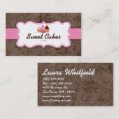 Cakes Bakery Sweet Behandelt Visitekaartje (Voorkant / Achterkant)