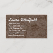 Cakes Bakery Sweet Behandelt Visitekaartje (Achterkant)