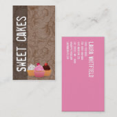 Cakes Bakery Sweet Behandelt Visitekaartje (Voorkant / Achterkant)