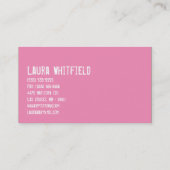 Cakes Bakery Sweet Behandelt Visitekaartje (Achterkant)