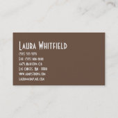 Cakes Bakery Sweet Behandelt Visitekaartje (Achterkant)