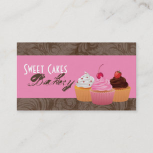 Cakes Bakery Sweet Behandelt Visitekaartje