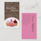 Cakes Bakery Sweet Behandelt Visitekaartje (Voorkant / Achterkant)