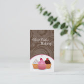 Cakes Bakery Sweet Behandelt Visitekaartje (Staand voorkant)