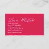 Cakes Bakery Sweet Behandelt Visitekaartje (Achterkant)