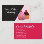 Cakes Bakery Sweet Behandelt Visitekaartje (Voorkant / Achterkant)