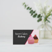 Cakes Bakery Sweet Behandelt Visitekaartje (Staand voorkant)