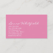 Cakes Bakery Sweet Behandelt Visitekaartje (Achterkant)