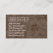 Cakes Bakery Sweet Behandelt Visitekaartje (Achterkant)