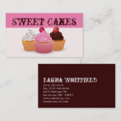 Cakes Bakery Sweet Behandelt Visitekaartje (Voorkant / Achterkant)
