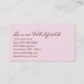 Cakes Bakery Sweet Behandelt Visitekaartje (Achterkant)