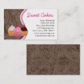 Cakes Bakery Sweet Behandelt Visitekaartje (Voorkant / Achterkant)