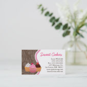 Cakes Bakery Sweet Behandelt Visitekaartje (Staand voorkant)