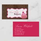 Cakes Bakery Sweet Behandelt Visitekaartje (Voorkant / Achterkant)