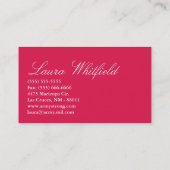 Cakes Bakery Sweet Behandelt Visitekaartje (Achterkant)