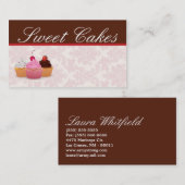 Cakes Bakery Sweet Behandelt Visitekaartje (Voorkant / Achterkant)