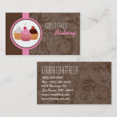 Cakes Bakery Sweet Behandelt Visitekaartje (Voorkant / Achterkant)