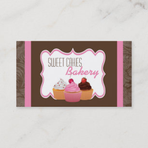 Cakes Bakery Sweet Behandelt Visitekaartje