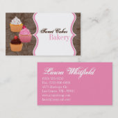 Cakes Bakery Sweet Behandelt Visitekaartje (Voorkant / Achterkant)