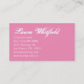 Cakes Bakery Sweet Behandelt Visitekaartje (Achterkant)