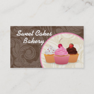 Cakes Bakery Sweet Behandelt Visitekaartje