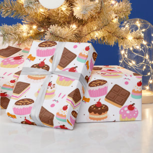 Cakes en chocolade (LEES AUB HIERONDER) Cadeaupapier