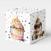 Cakes en Confetti Favor Box Bedankdoosjes (Voorkant Zijde)
