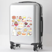 Cakes en Patisserie Bakes Delicious Treat Sticker (Koffer)